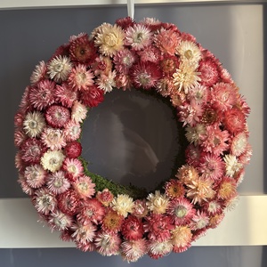 Virágos ajtó- vagy ablakdísz - otthon & életmód - dekoráció - ajtó- és ablak dekoráció - ajtódísz & kopogtató - Meska.hu