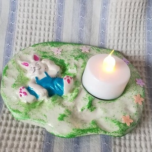 kő gyertyatartó - otthon & életmód - gyertya, illat, aroma - gyertyatartó - Meska.hu