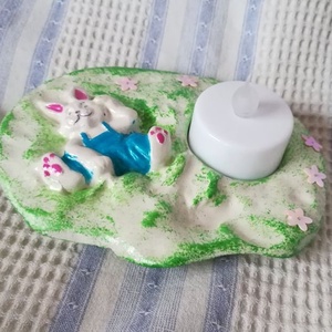 kő gyertyatartó - otthon & életmód - gyertya, illat, aroma - gyertyatartó - Meska.hu