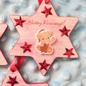 karácsonyfadísz, Karácsony, Otthon & Életmód, Karácsonyi lakásdekoráció, Karácsonyfadíszek, Decoupage, transzfer és szalvétatechnika, MESKA