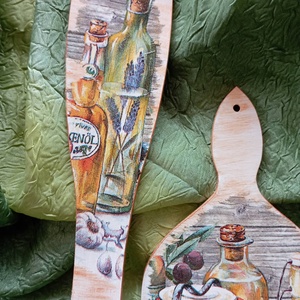 fakanál vágódeszkával 4 - otthon & életmód - konyhafelszerelés, tálalás - konyhai dekoráció - konyhai dísz - Meska.hu