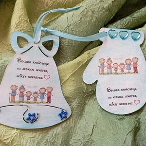 karácsonyfadísz4, Karácsony, Karácsonyi lakásdekoráció, Karácsonyfadíszek, Decoupage, transzfer és szalvétatechnika, MESKA