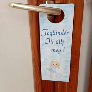 ajtókilincs tábla, Otthon & Életmód, Dekoráció, Ajtó- és ablak dekoráció, Ajtódísz & Kopogtató, Decoupage, transzfer és szalvétatechnika, MESKA