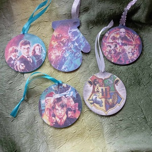 karácsonyfadísz Harry Potter rajongóknak - karácsony - karácsonyi lakásdekoráció - karácsonyfadíszek - Meska.hu