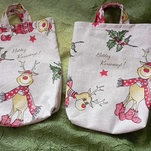 boldog karácsonyt ajándékátadó táska - karácsony - karácsonyi ajándékozás - karácsonyi ajándékcsomagolás - Meska.hu
