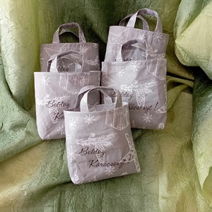  pár darabos kistáska csomagok, Karácsony, Karácsonyi ajándékozás, Karácsonyi ajándékcsomagolás, Varrás, MESKA