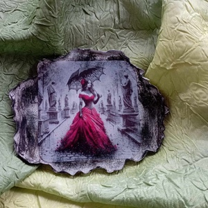 poháralátét 1, Otthon & Életmód, Konyhafelszerelés, tálalás, Tálalás, Tányér- és poháralátét, Decoupage, transzfer és szalvétatechnika, MESKA