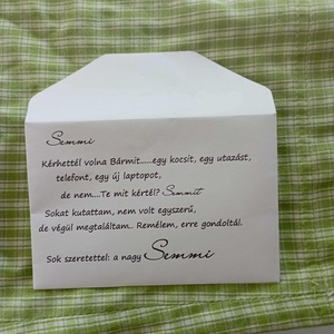 Semmi ajándékba 1, Esküvő, Emlék & Ajándék, Nászajándék, Esküvői pénzátadó boríték, kártya, Fotó, grafika, rajz, illusztráció, MESKA