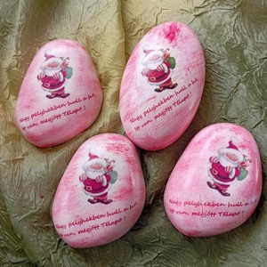 Mikuláskő - karácsony - mikulás - mikulás ajándékok - Meska.hu