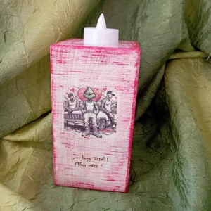 Grincses gyertyatartó - Meska.hu