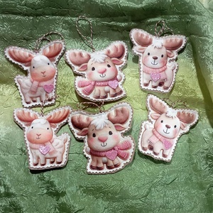 figurás karácsonyfadíszek 1 - karácsony - karácsonyi lakásdekoráció - karácsonyfadíszek - Meska.hu