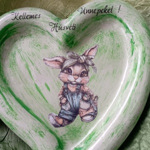 szíves tálka - Meska.hu