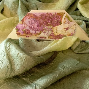 szalvétatartó levendulás, Otthon & Életmód, Konyhafelszerelés, tálalás, Tálalás, Szalvétatartó, szalvétagyűrű, Decoupage, transzfer és szalvétatechnika, MESKA