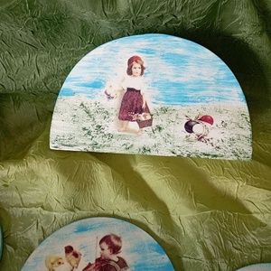 szalvétatartó húsvéti vintage - otthon & életmód - konyhafelszerelés, tálalás - tálalás - szalvétatartó, szalvétagyűrű - Meska.hu