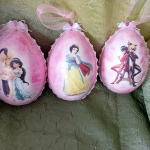 húsvéti mesetojás 1 - ünnepi díszek, dekorációk - húsvéti díszek és dekorációk - húsvéti tojás, hímestojás - Meska.hu