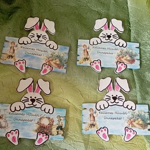 húsvéti ajándékkísérő  - otthon & életmód - papír, írószer - ajándékozás kellékei - ajándékkísérő - Meska.hu