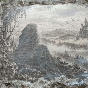 � Ködbe vesző kastély � 3D hatású, gótikus fantasy falikép - otthon & életmód - dekoráció - kép & falikép - fából készült kép - Meska.hu