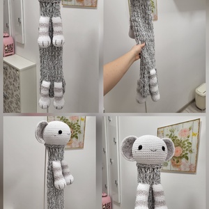 Horgolt pizsamatartó kis tigris  - játék & sport - plüssállat & játékfigura - plüss mesefigurák - Meska.hu