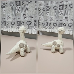 Hosszú nyakú dínó - játék & sport - plüssállat & játékfigura - plüss dínók - Meska.hu