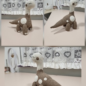 Hosszú nyakú dínó - játék & sport - plüssállat & játékfigura - plüss dínók - Meska.hu