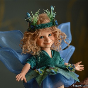 MURIEL tengeri tündér nosztalgia porcelánbaba, porcelán baba - Meska.hu