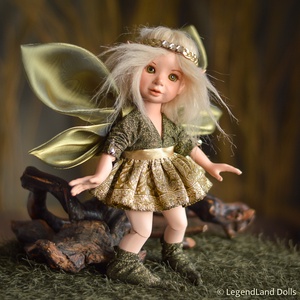 ELSA az új év tündére - nosztalgia porcelánbaba, porcelán baba - Meska.hu