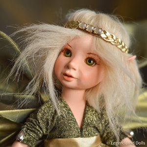 ELSA az új év tündére - nosztalgia porcelánbaba, porcelán baba -  - Meska.hu