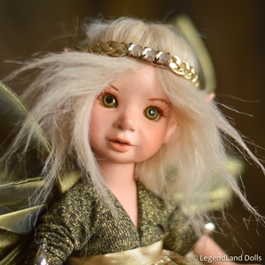 ELSA az új év tündére - nosztalgia porcelánbaba, porcelán baba -  - Meska.hu