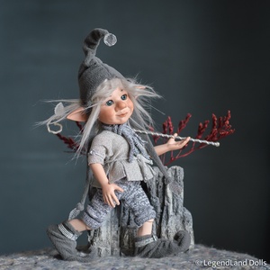 FINN csillagvándor manó, nosztalgia porcelánbaba, porcelán baba - Meska.hu