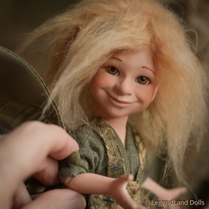 Naturális kertész tündér figura, PRIMULA porcelán BJD baba -  - Meska.hu