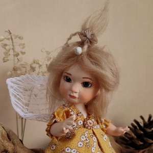 LIA mini porcelán mozgatható tündérke - otthon & életmód - dekoráció - manók - Meska.hu