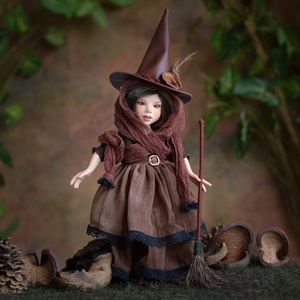 JOLANDA - nagy tündéri boszorkány, porcelán - otthon & életmód - dekoráció - dísztárgy - Meska.hu