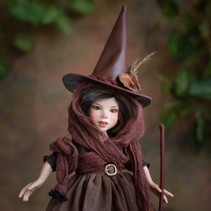 JOLANDA - nagy tündéri boszorkány, porcelán - otthon & életmód - dekoráció - dísztárgy - Meska.hu