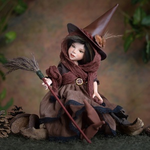 JOLANDA - nagy tündéri boszorkány, porcelán - Meska.hu