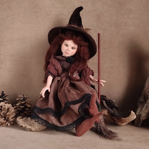 GLINDA - egyedi tündéri boszorkány, porcelán - otthon & életmód - dekoráció - dísztárgy - Meska.hu