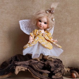 Napsugár tündérke: LIA - porcelán, mozgatható - otthon & életmód - dekoráció - manók - Meska.hu