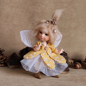 Napsugár tündérke: LIA - porcelán, mozgatható - otthon & életmód - dekoráció - manók - Meska.hu