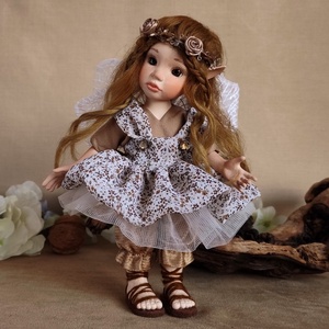 BETTINA tündérkisasszony - porcelán, mozgatható - Meska.hu