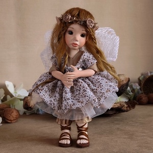 BETTINA tündérkisasszony - porcelán, mozgatható - otthon & életmód - dekoráció - manók - Meska.hu