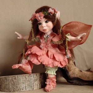 Egyedi tündérke: AELA - porcelánbaba, 9 ponton mozgatható - otthon & életmód - dekoráció - dekoratív figurák és szobrok - Meska.hu