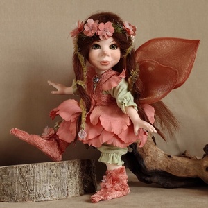 Egyedi tündérke: AELA - porcelánbaba, 9 ponton mozgatható, Otthon & Életmód, Dekoráció, Dekoratív figurák és szobrok, Szobrászat, Varrás, MESKA