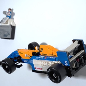 Lego 10353 Williams FW14B Nigel Mansell fali tartó konzol - játék & sport - építőjáték - Meska.hu