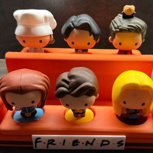 Friends jóbarátok McDonald's figura tartó kanapé állvány, Művészet, Más gyűjtemények, Mindenmás, MESKA