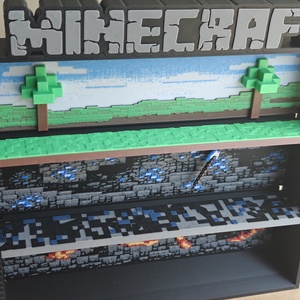 Dioráma Minecraft Kinder Joy figurákhoz, Művészet, Más gyűjtemények, Mindenmás, MESKA