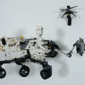 Lego 42158 Nasa Mars Rover Perseverance fali tartó konzol - otthon & életmód - tárolás & rendszerezés - fali tároló - Meska.hu