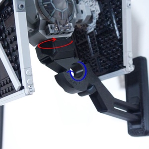 Lego 75300 Imperial TIE Fighter fali tartó konzol - otthon & életmód - tárolás & rendszerezés - fali tároló - Meska.hu