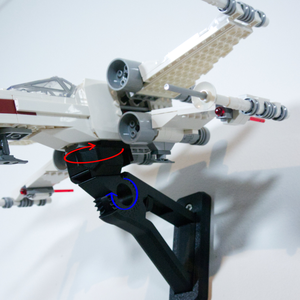 Lego 75301 Luke Skywalker�s X-Wing Fighter fali tartó konzol - otthon & életmód - tárolás & rendszerezés - fali tároló - Meska.hu