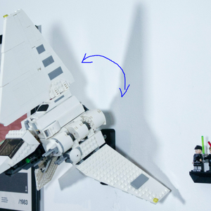 Lego 75302 Imperial Shuttle fali tartó konzol - otthon & életmód - tárolás & rendszerezés - fali tároló - Meska.hu