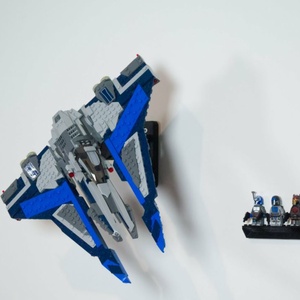 Lego 75316 Mandalorian Starfighter fali tartó konzol - otthon & életmód - tárolás & rendszerezés - fali tároló - Meska.hu