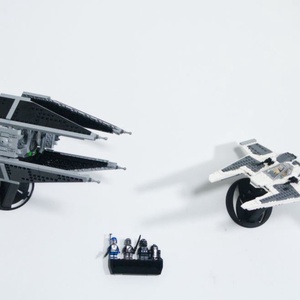 Lego 75348 Tie Interceptor and Fang Fighter fali tartó konzol - otthon & életmód - tárolás & rendszerezés - fali tároló - Meska.hu
